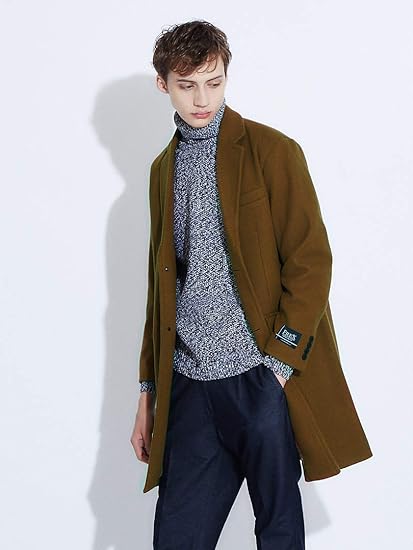 Amazon アバハウス Abahouse アウター 展開店舗限定 Frex チェスターコート メンズ キャメル 46 M コート ジャケット 通販