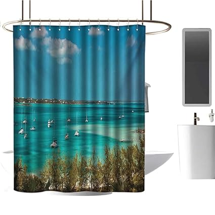 Amazon Com Timbeve Shower Curtain Hooks Sailboat Sailboats And