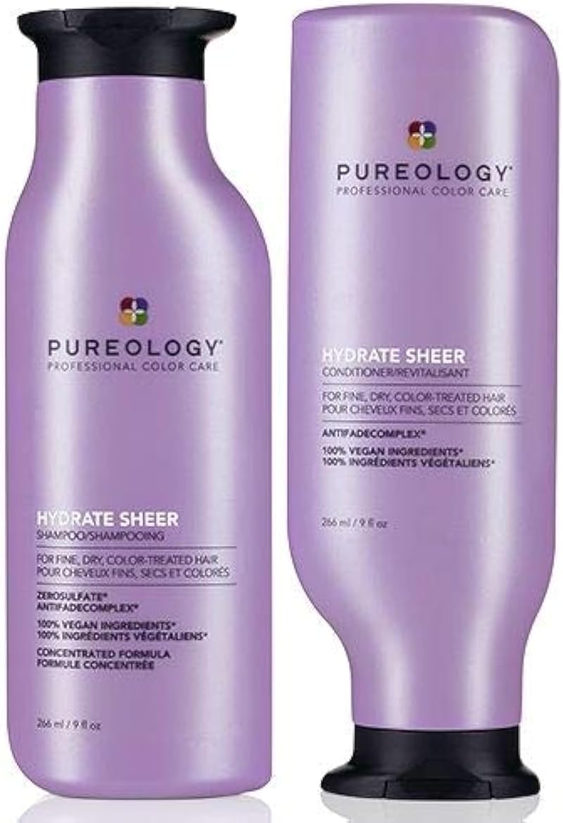 Pureology Hydrate Sheer Shampoo and Conditioner Duo 266ml 2020
