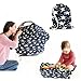Multi-Purpose 5 in 1 Stretchy Nursing Cover by Mother Exclusive – Breastfeeding Shawl - Baby Car Seat Cover - FREE Baby Pacifier Clip Included (Dark Navy)