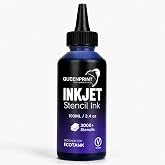QUEENPRINT High speed printing Tattoo Stencil Ink Refill for EcoTank Inkjet Printer, 100ml Smudge-Proof Stencil Printer Ink for Professional Tattoo Template, Clog-Free &amp; Vegan (Violet)