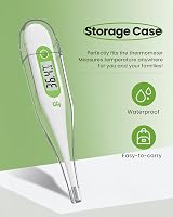 Femometer Digital Thermometer 2 Pack Oral/Rectal/Underarm Safe Accurate view 3