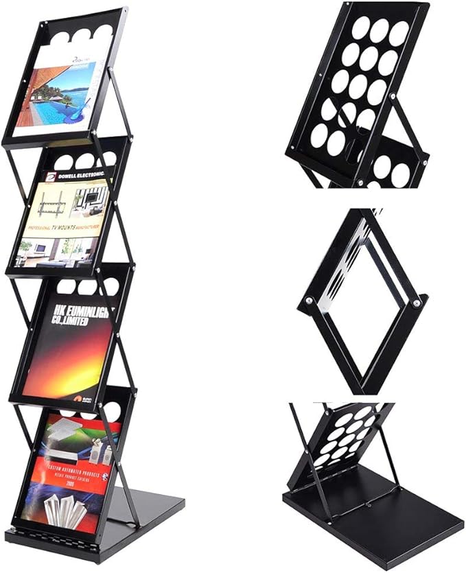 CZJTech Magazine Rack Magazine Holders Aluminum