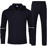 YSENTO Men's Track Sweat Suits 2 Pieces Sets Zipper Pockets Hoodie Jogging Outfits Warm Up Tracksuit Sweatsuit