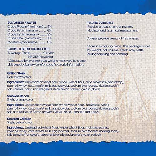 Blue Dog Bakery Natural Dog Treats, Super Stars, 18oz Pack of 6 - Thumbnail 3