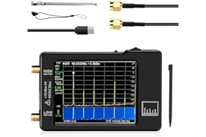 YobiLife Frequency Analyzer Portable 100kHz-960MHz, 2.8" TFT Display Spectrum Analyzer with 145/290 Measurement Points, Compa