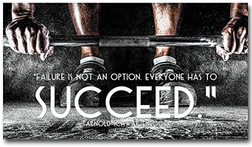 13X24Inch Arnold Schwarzenegger - Bodybuilding Motivational Silk Poster 13X24 24X43 Inch