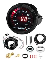 Boost Gauge 52mm(2-1/16"), -30-35psi, Electronic