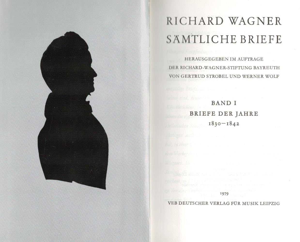 SAMTLICHE BRIEFE BAND 1 LIVRE SUR LA MUSIQUE