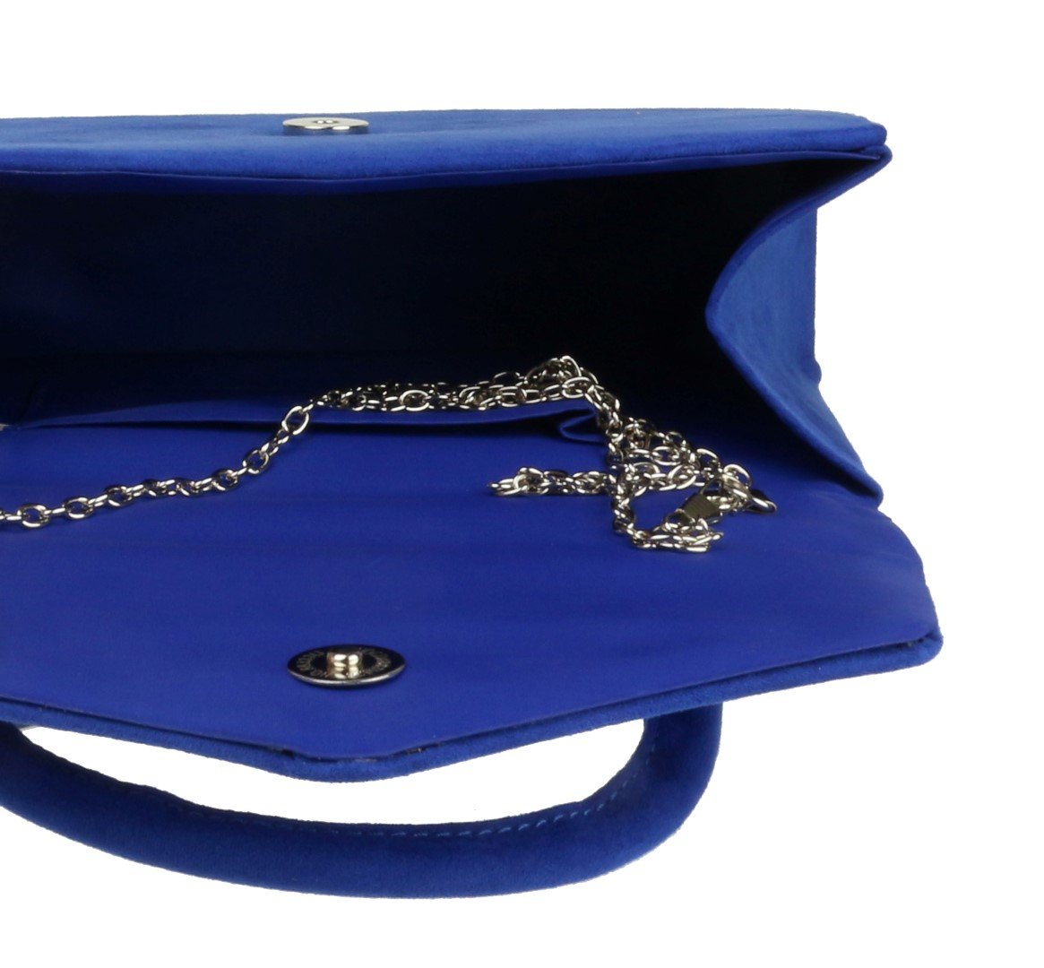 Faux Leather Top Handle Grab Bag