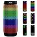 EARAMBLE Bluetooth Speakers 10W Hi-Fi Ultra Portable LED Stereo Speaker 6 Light Modes, Built-in Microphone Hand-free Phone Call, Water Resistant for Phone Tablets PC and More