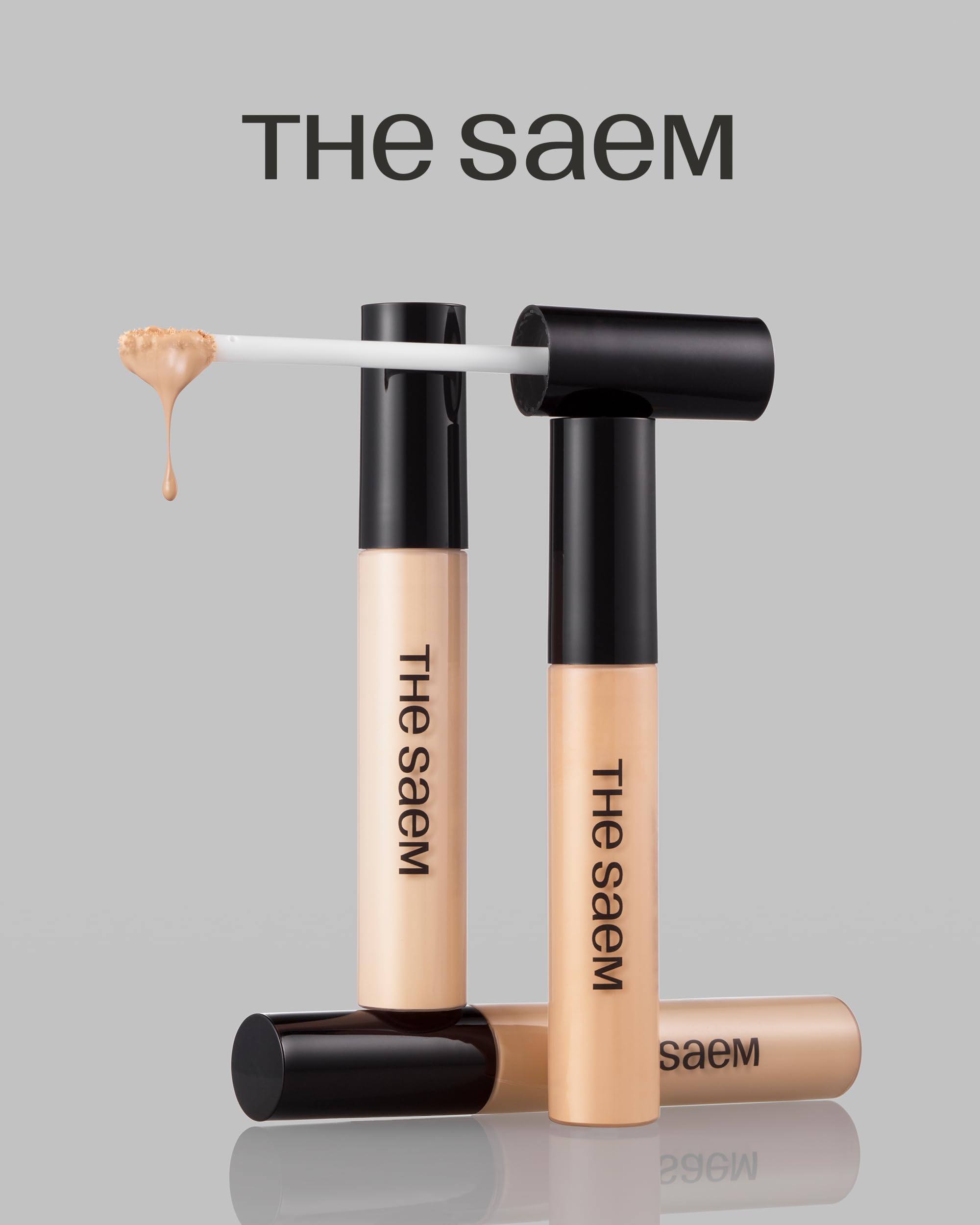 THESAEM Cover Perfection Tip Concealer, Liquid Multi-Use Concealer, Full Coverage Makeup for Acne Dark Spots Dark Circles Hyperpigmentation and Blemishes, 0.2 fl. oz. (#1.5 Natural Beige)