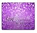 Smooffly Psalm 46:5 God is Within Her,She Will not Fall- Bible Verse Purple Sparkles Glitter Pattern Mouse pad Mousepads