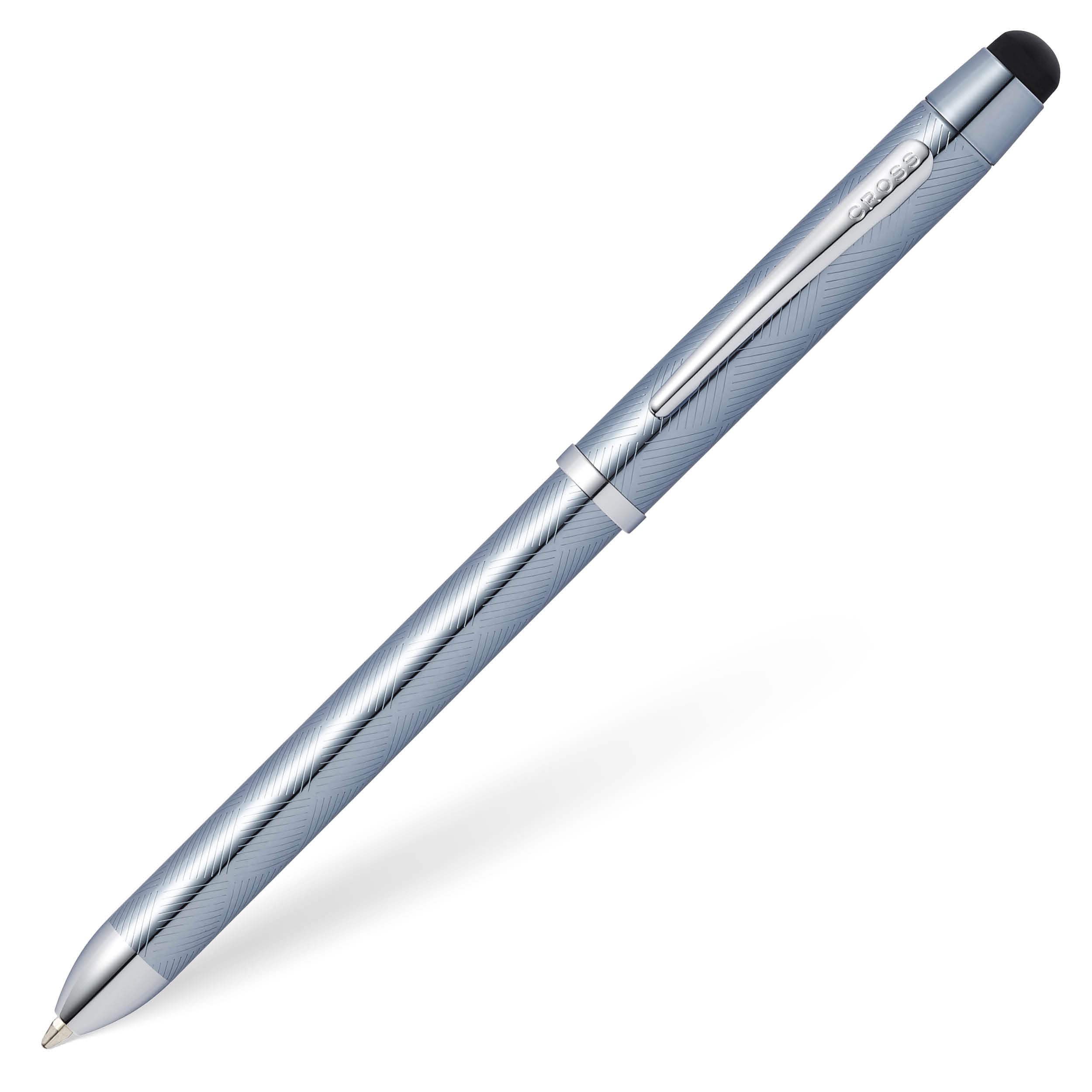 Cross Tech 3+ Multifunction Pen (Standard Box, Mechanical Pencil, Ballpoint Pen, Eraser/Stylus Cap) Chrome Finish