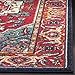 SAFAVIEH Monaco Collection Accent Rug - 3' x 5', Red & Turquoise, Boho Oriental Medallion Design, Non-Shedding & Easy Care, Ideal for High Traffic Areas in Entryway, Living Room, Bedroom (MNC207C)