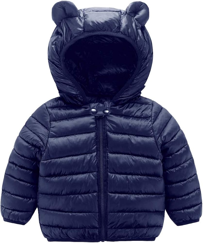 Toddlers Infants Makkrom Baby Boys Girls Hooded Puffer Coat Light Down Jacket Outdoor Winter