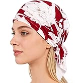 ORKSEA Chemo Headwear for Women Pre-Tied Head Scarf Slip On Headwraps Soft Turbans Cancer Hats Beanie Coverings Scarves