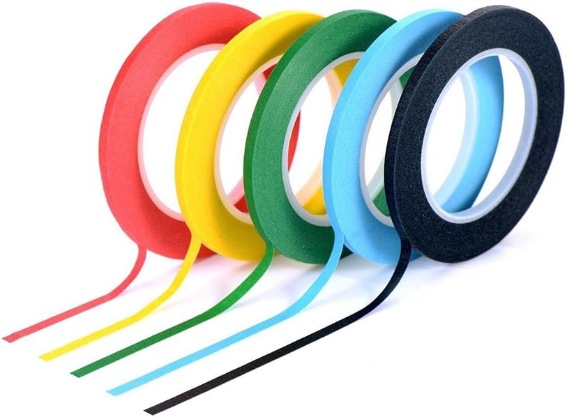 16pcs Whiteboard Graphic Chart Tape, 3mm Dry Erase Board Art Tapes