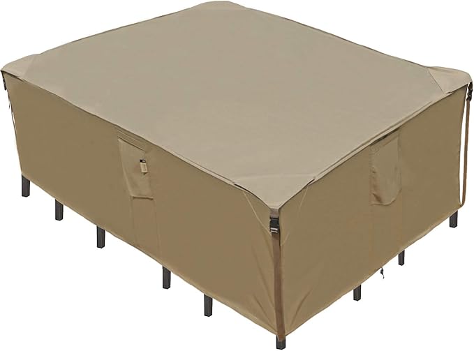 Waterproof Patio Furniture Set Cover, 108 Inch Heavy Duty