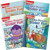 Highlights Hidden Pictures Sticker Fun 4-Book Set