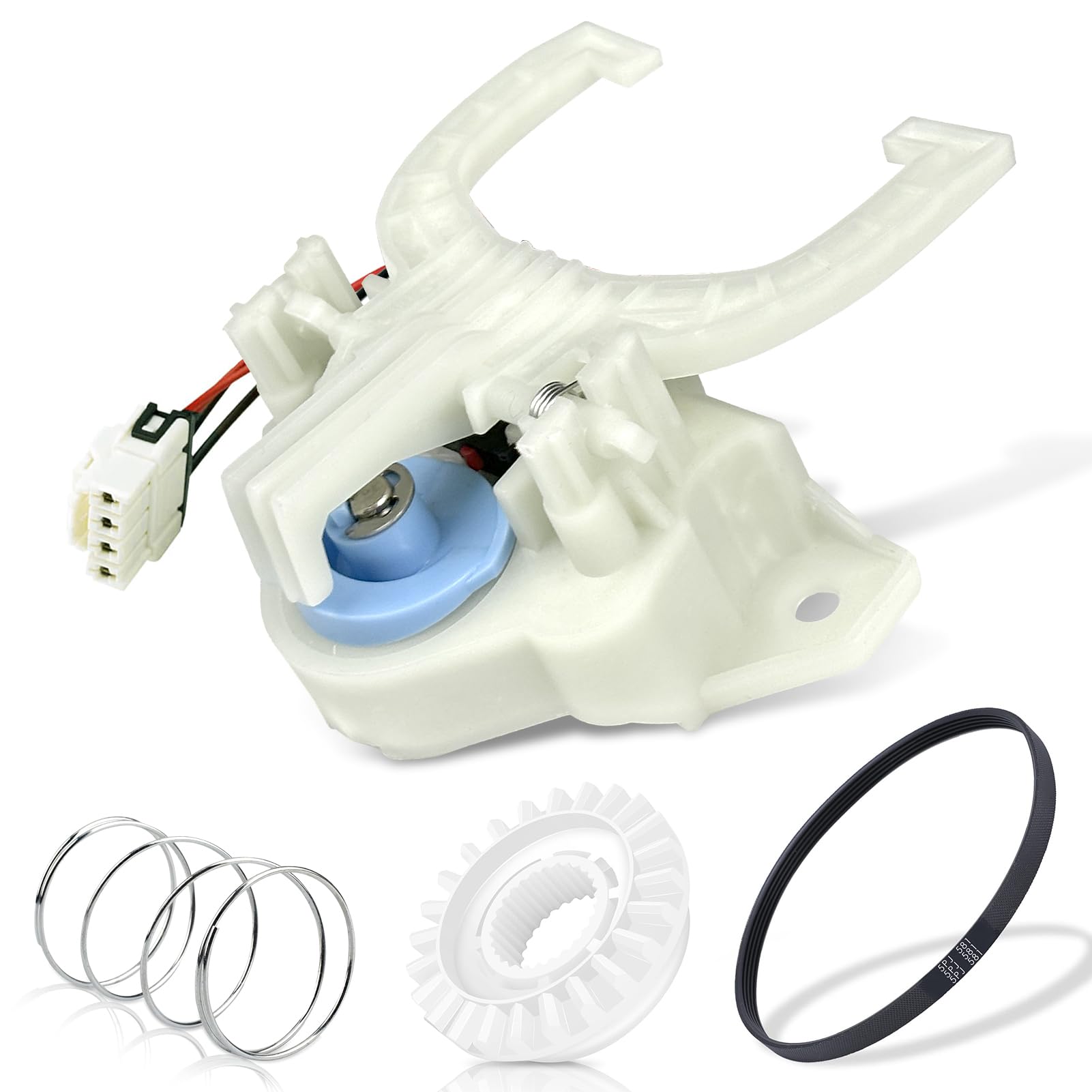 Photo 1 of 2025 New Upgraded WH03X30517 Washer Mode Shifter Actuator & WH01X27538 Washer Drive Belt & WH05X24185 Washing Machine Clutch & WH01X24434 Washer Spring for GE