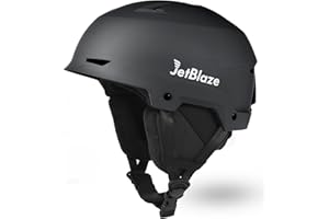 JetBlaze Ski Helmet Mens Women Universal Ski Helmet Snow Sports Helmet with Vents ABS Shell EPS Core for Skiing Snowboard Sno