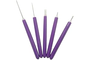 ODETOJOY Slotted Quilling Paper Tool Set for Beginner Multifunction Paper Quilling Tools Kit in 5 Siz