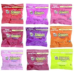 Image of Honey Stinger Organic Energy Chews, 9-Flavor Variety Pack, 1.8 Ounce (Pack of 9)