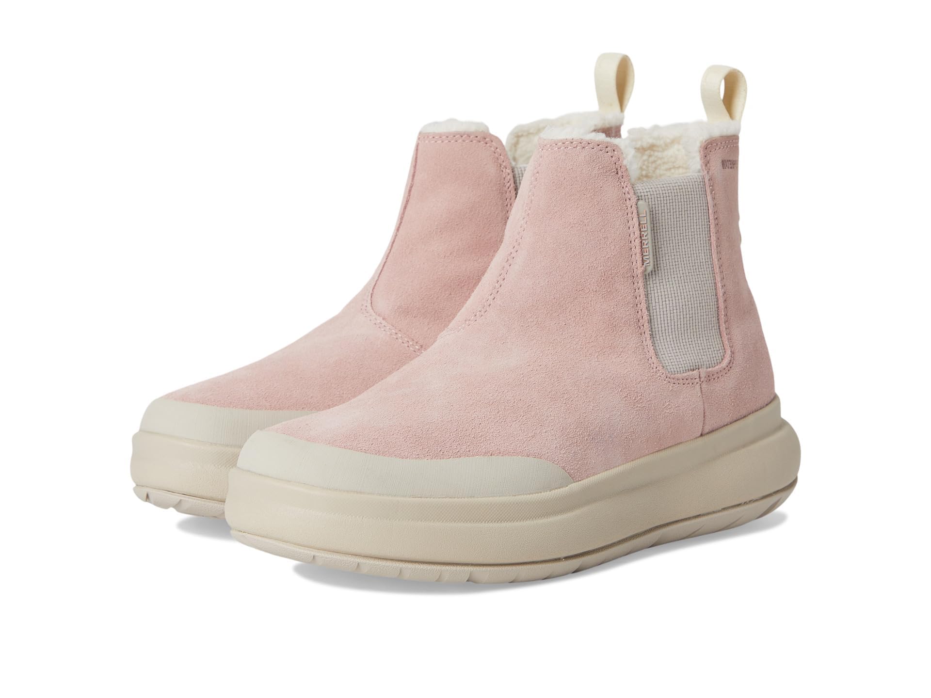 Merrell Women’s Marquette Thermo Pull On Waterproof Boot, Adobe Rose, 11.0