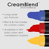 Mehron CreamBlend Stick Black .75oz 21g Face Body Paint Foundation Cream Makeup view 5