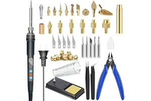 3DZWMAN Heat Set Insert Tools kit Brass Nuts 3D Printing 60W Digital Soldering Iron 94PCS