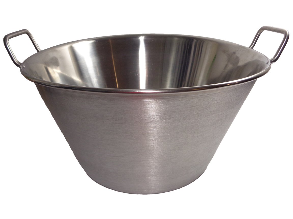 Cazo Stainless Steel Large 16" Heavy Duty Caso Para Carnitas Acero