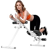 5 in 1 ab machine for stomach workout, adjustable ab trainer machine with LCD Monitor, Foldable ab workout machine With Knee and Back Protection, Load Capacity 400 LBS, Unisex, Black