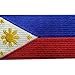 Philippines Flag Embroidered Patch Filipino Iron On Sew On National Emblem