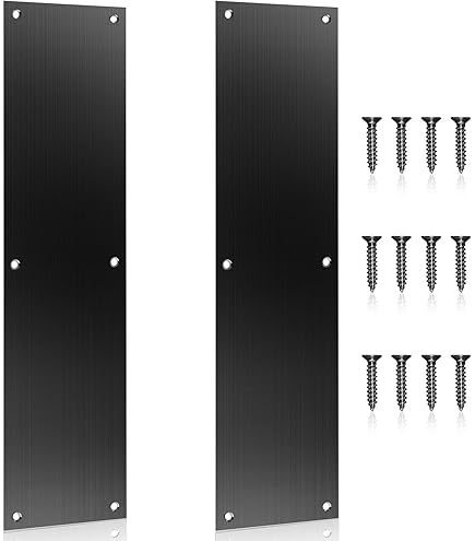 Haiabei 2Pcs Push Door Plate 15x3.5