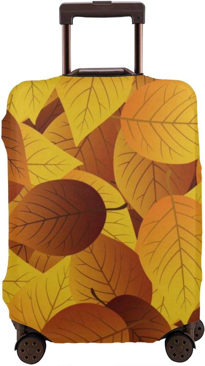 Autumn Leaves Zipper Suitcase Protector Luggage with Fixed Buckle Fits