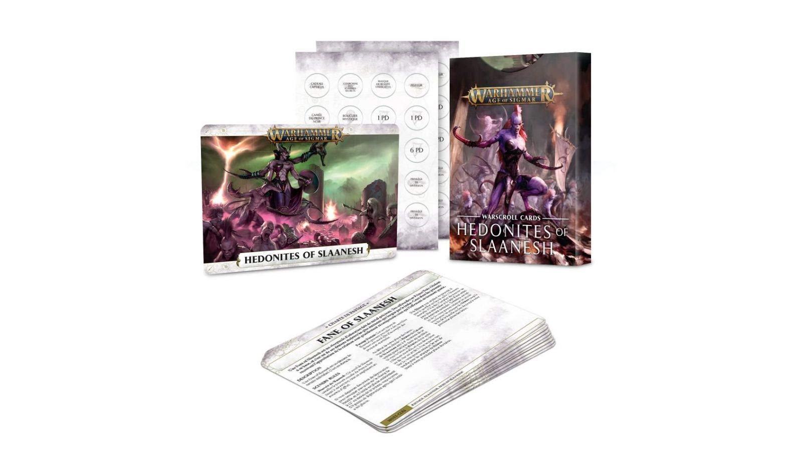 Warhammer+AoS+Soul+Wars+-+Hedonites+of+Slaanesh+Warscroll+Cards+%28Vf%29