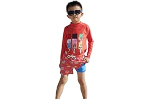 MILANKERR Toddler Boys Swim Trunks with Compression Liner No Chafed Quick Dry UPF 50+(2T-16)