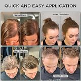 THICK FIBER Hair Fibres Medium Brown 25g Bottle for Thinning Hair view 3