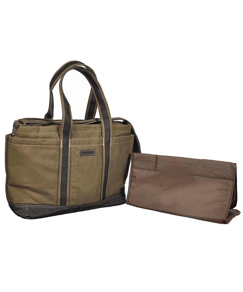 eddie bauer diaper bag green