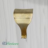 EAI Moulding Hook Dado Picture Rail Brass Plated Pack of 10 view 7