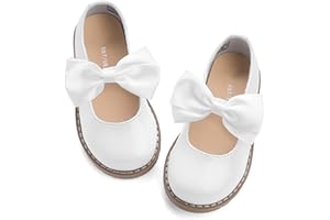 shoeslocker Toddler Girl Dress Shoes Little/Big Girl Mary Jane Shoes Wedding Party Girls Princess Flat Shoe