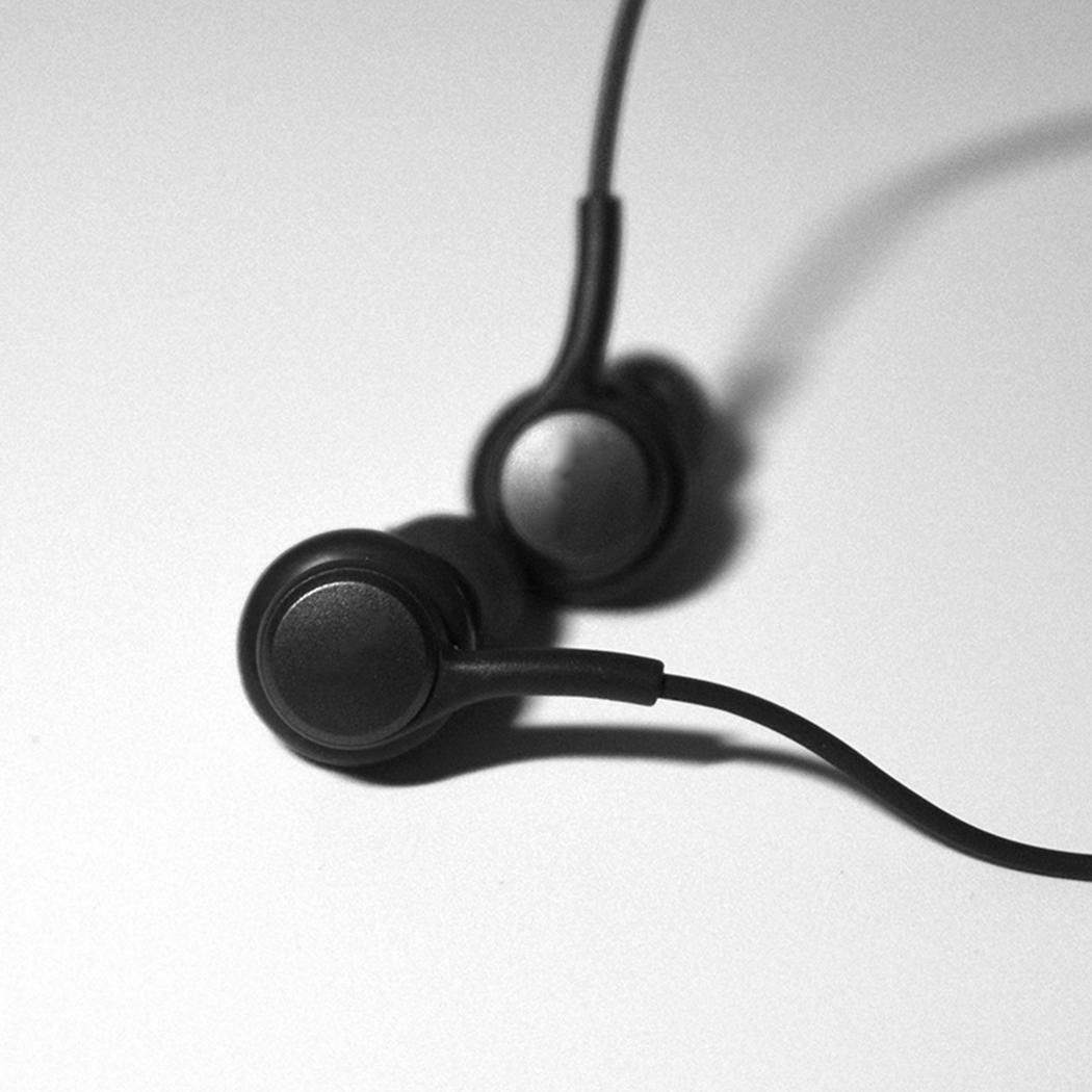 Tiowea 3.5mm Earphone Extra Deep in-Ear Headphones Wired Earphones for Samsung Corded Headsets