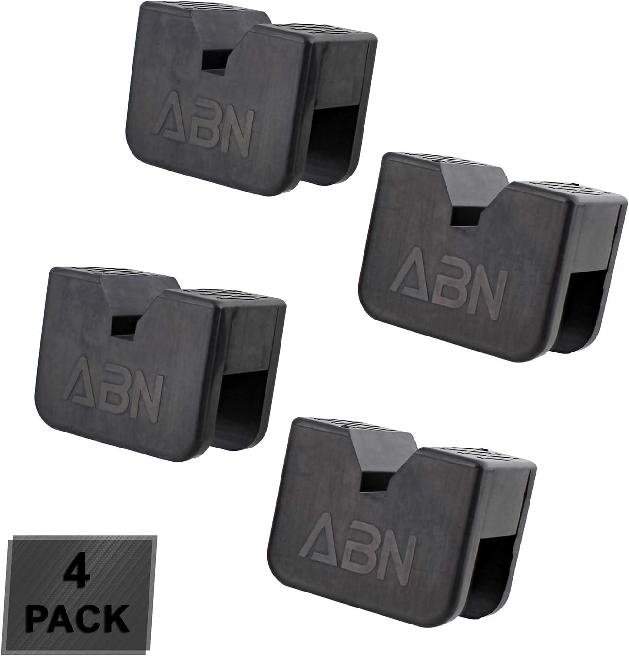 ABN Rubber Slotted Jack Stand Pads Pinch Weld Jack Adapter Car Lift Pinch Blocks 4pk