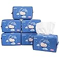 COTTONCARE Dry Baby Wipes, Made of 100% cotton, Chemical-free Unscented, Ultra Absorbent Cotton, Wet and Dry Use Tissues for Baby Delicate Skin Clean, 600 count (pack of 6)