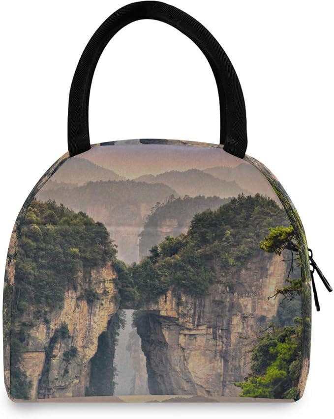 Bolsa de almuerzo dura Pilar enorme Montaña que sube del cañón Bolsa de