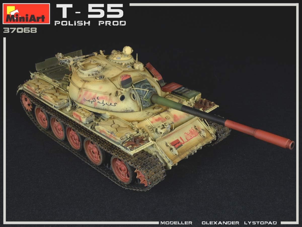 Miniart 1:35 - T-55 PolishProd, White - Image 3
