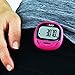 3DTriFit 3D Pedometer Activity Tracker | Best Pedometer for Walking with 7-Day Memory & Pause for Men & Women. Fitness Tracker Accurately Tracks Steps, Calories Burned, Distance & Speed (Magenta)
