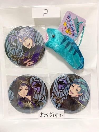 Amazon ナムコ ツイステッドワンダーランド ツイステ 缶バッジ オクタヴィネル寮 マリンパーク キラキラうつぼ アニメ 萌えグッズ 通販