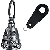 Motorcycle Bell for Biker Good Luck Riding Bells with Hanger